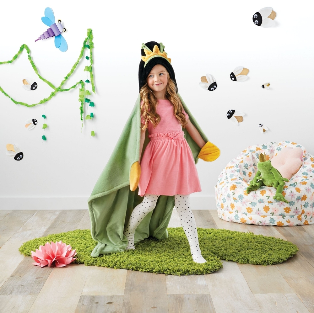 Princess Tiana Kids' Hooded Blanket - The Disney Collection by Pillowfort"